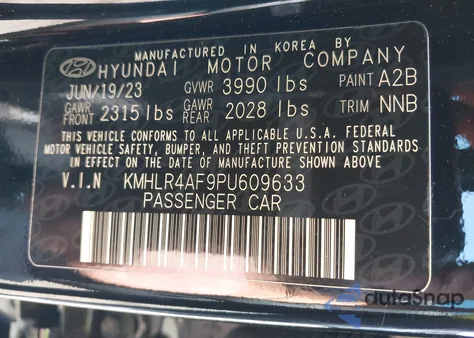 2023 Hyundai Elantra N Line from USA, damaged, VIN KMHLR4AF9PU609633